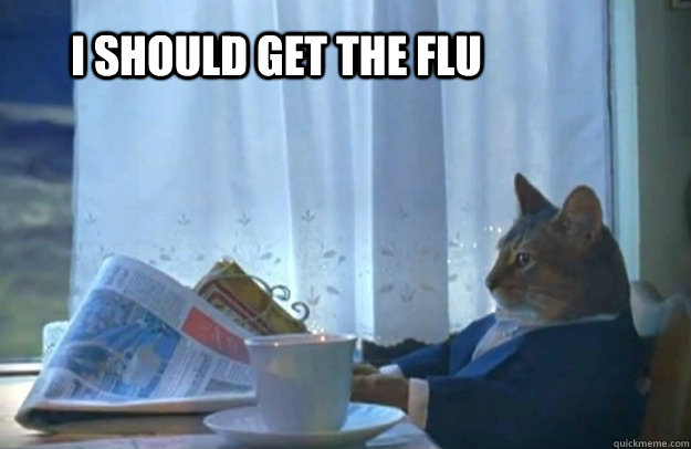 i should get the flu - Sophisticated Cat