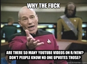 why the fuck are there so many youtube videos on rnew don - Annoyed Picard