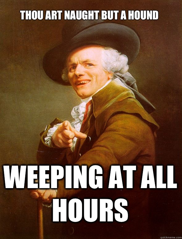 Thou art naught but a hound - JosephDucreux
