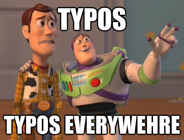 typos typos everywehre - Buzz Lightyear