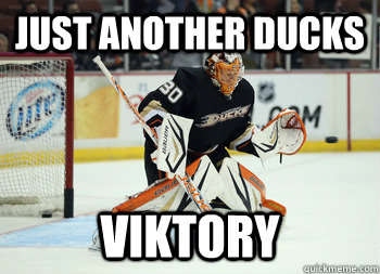 just another ducks viktory - Viktor Fasth