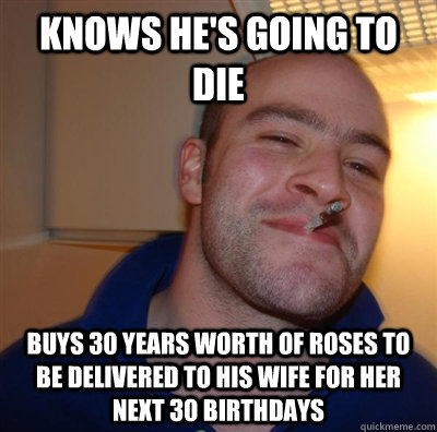 knows hes going to die buys 30 years worth of roses to be d - GGG plays SC