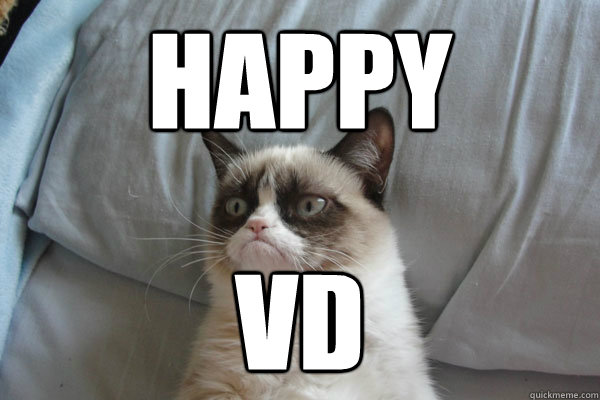 happy vd - GrumpyCat