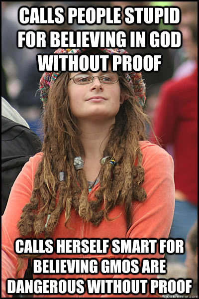 calls people stupid for believing in god without proof calls - College Liberal