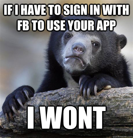 forced FB sign in