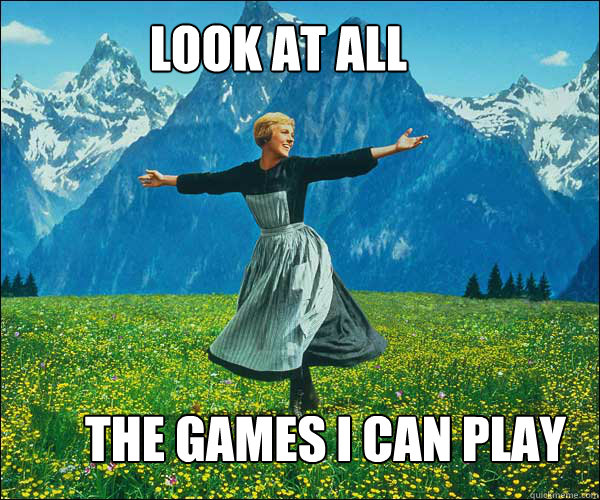 look at all the games i can play - soundomusic