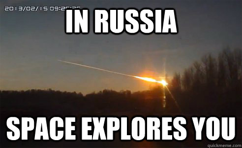 in russia space explores you - Russian Spunky Comet Fall
