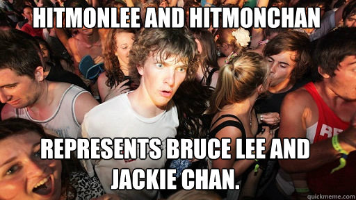 hitmonlee and hitmonchan represents bruce lee and jackie cha - Sudden Clarity Clarence