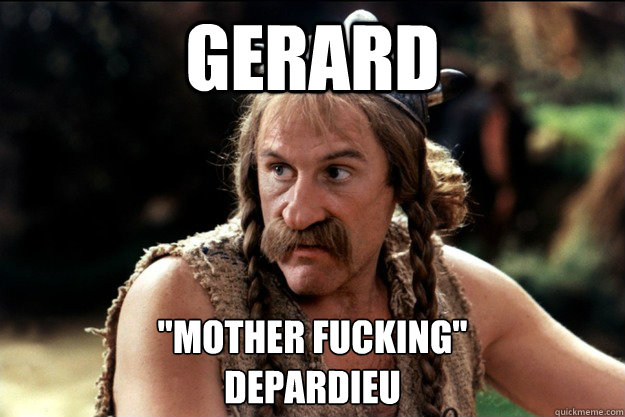 gerard mother fucking depardieu - TIL That Peter Jackson cast one actor as all of the Dwarves in The Hobbit FAKE