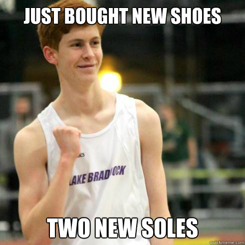just bought new shoes two new soles - Success Ginger