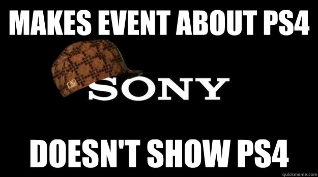 makes event about ps4 doesnt show ps4 -