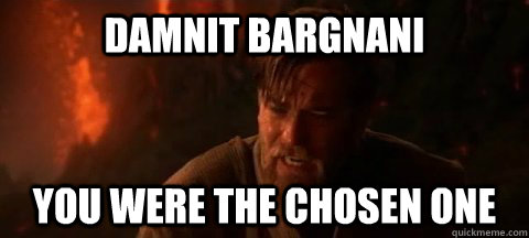 damnit bargnani you were the chosen one - Obi Wan Not pleased