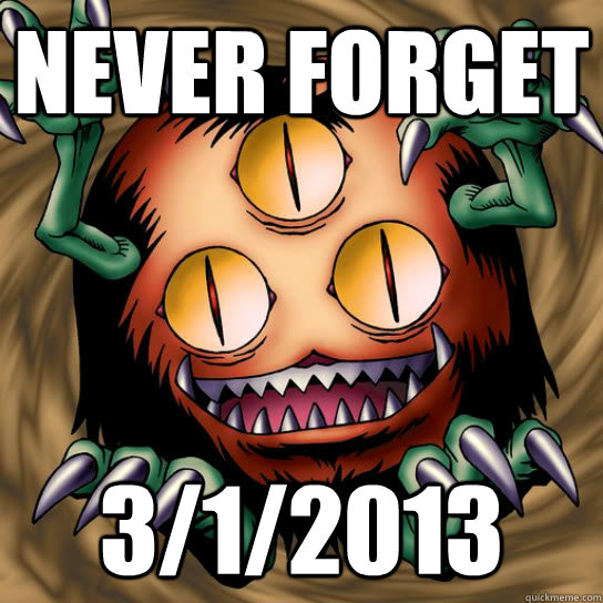 never forget 312013 - Sangan