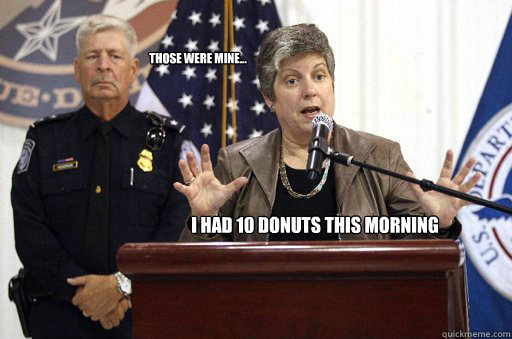those were mine i had 10 donuts this morning -