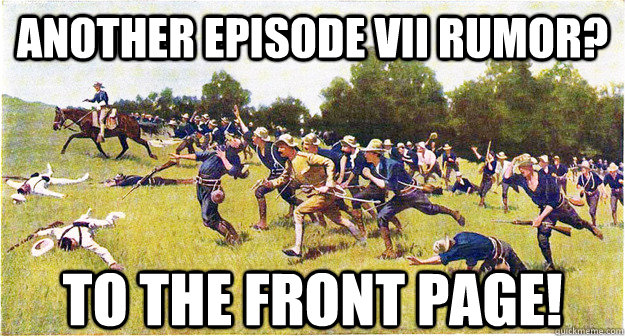 another episode vii rumor to the front page -