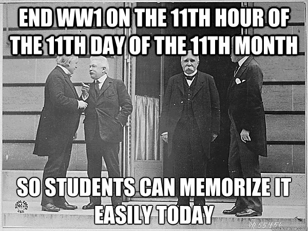 end ww1 on the 11th hour of the 11th day of the 11th month s -