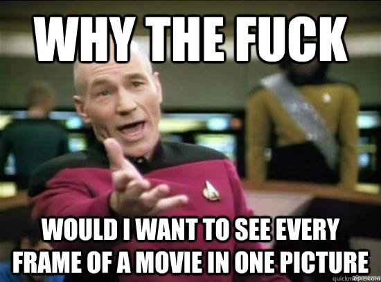 why the fuck would i want to see every frame of a movie in o - Annoyed Picard HD