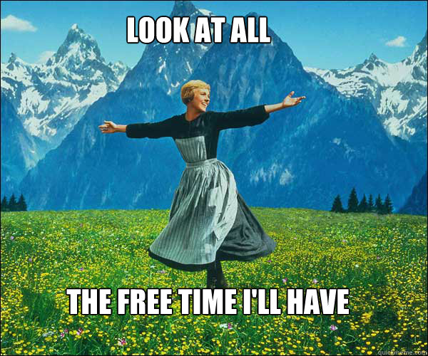 look at all the free time ill have - soundomusic
