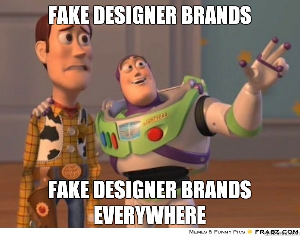 Fake designer brands Nodes everywhere - Buzzlightyear