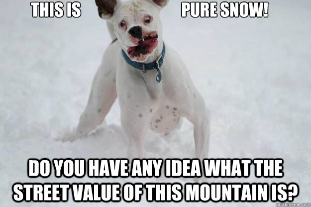 this is pure snow do you hav -