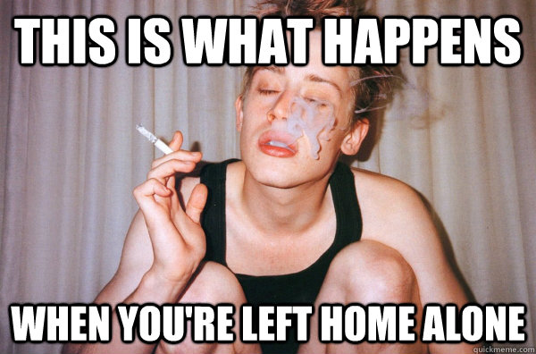 this is what happens when youre left home alone - Home Alone