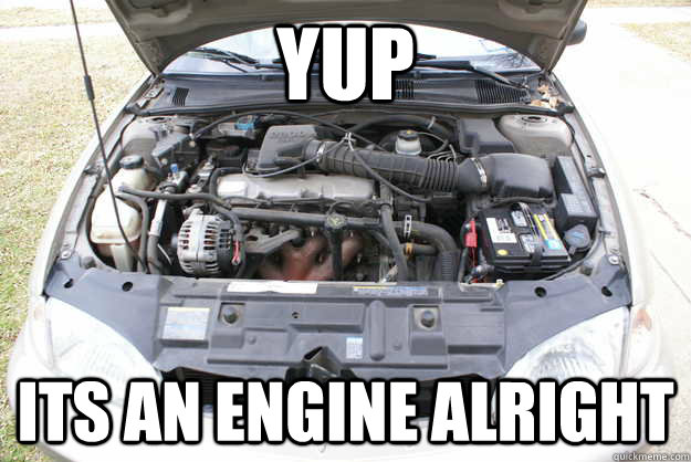 yup its an engine alright -