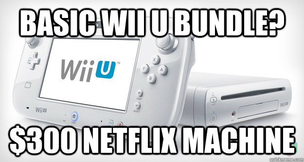 basic wii u bundle 300 netflix machine -