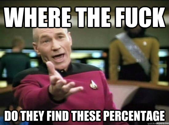 where the fuck do they find these percentage - Annoyed Picard HD