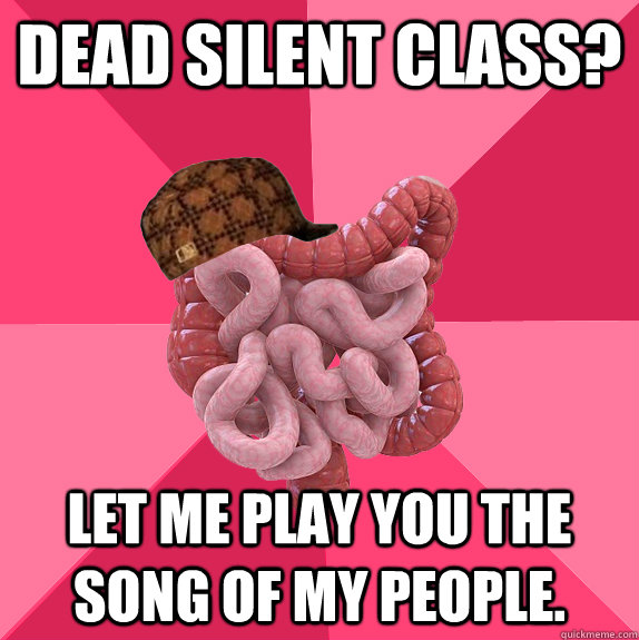 dead silent class let me play you the song of my people - Scumbag Intestines