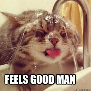 feels good man -