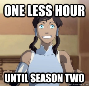 one less hour until season two -