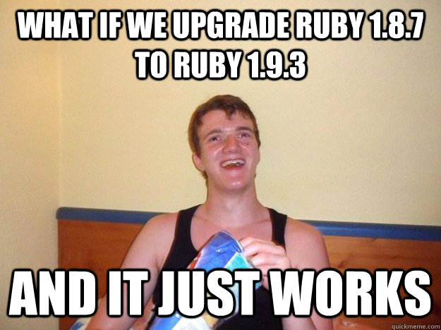 Upgrading Ruby