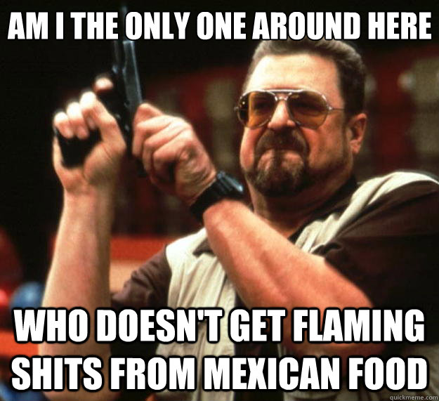 am i the only one around here who doesnt get flaming shits - Big Lebowski