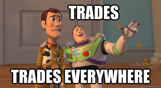 trades trades everywhere - Toy Story Everywhere