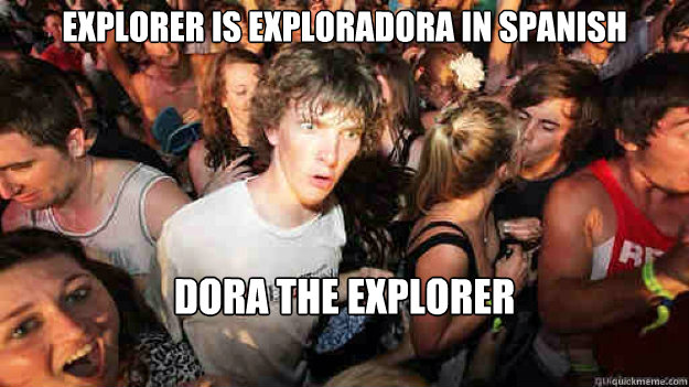 explorer is exploradora in spanish dora the explorer - Sudden Clarity Clarence