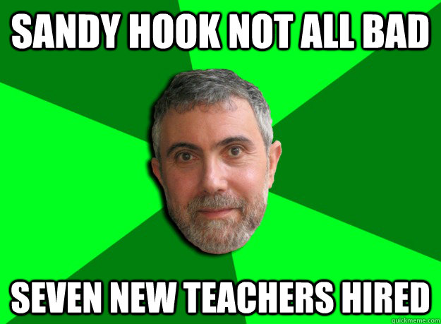 sandy hook not all bad seven new teachers hired - Advice Krugman