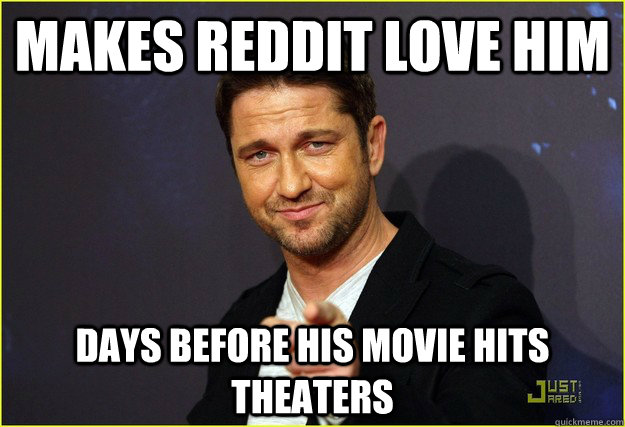 makes reddit love him days before his movie hits theaters -