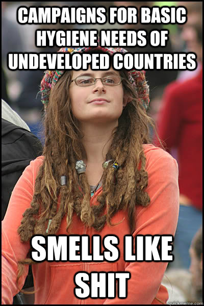 campaigns for basic hygiene needs of undeveloped countries s - College Liberal