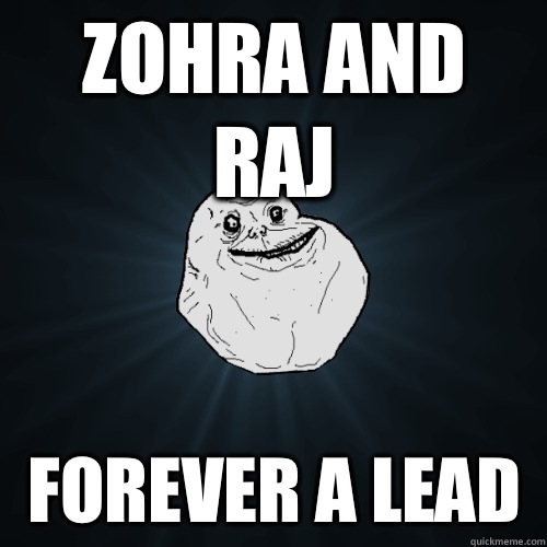 Zohra and Raj Forever a lead  - Forever Alone