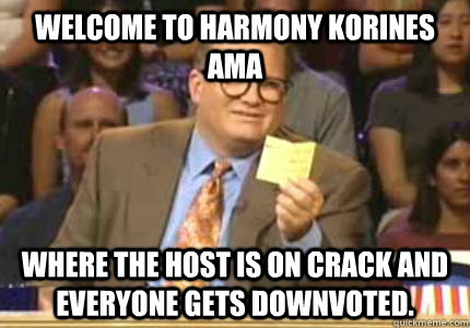 welcome to harmony korines ama where the host is on crack an - Whose Line Is It Anyway Meme