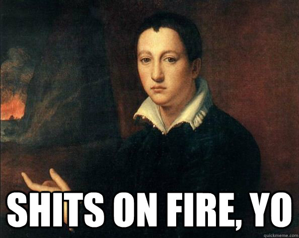 shits on fire yo - shits still on fire
