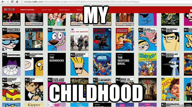 my childhood - cartoon network on netflix