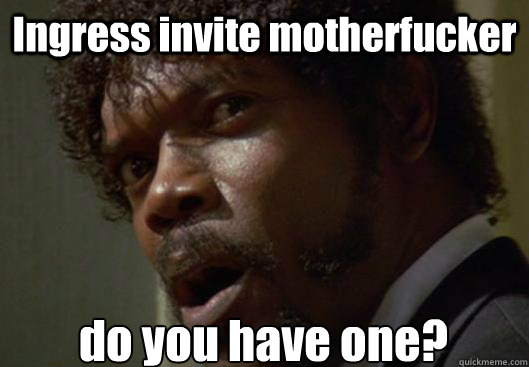 ingress invite