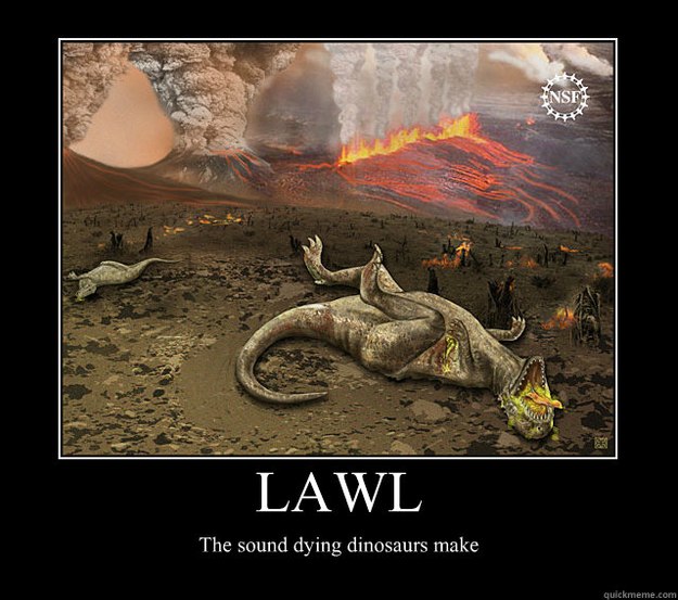 dying dinosaur