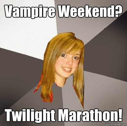 vampire weekend twilight marathon - Musically Oblivious 8th Grader