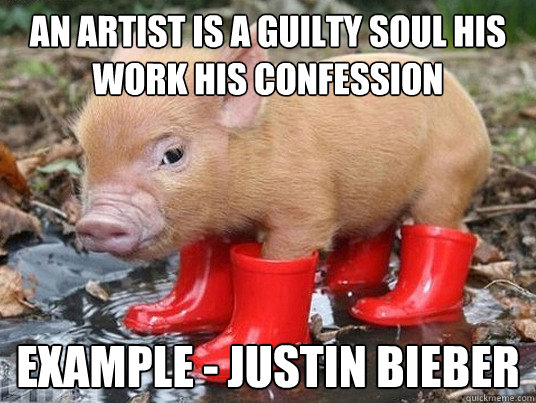 guilty pig