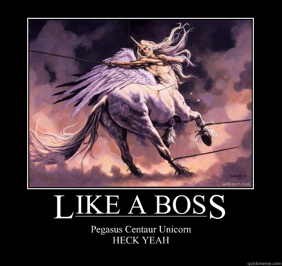 Unicorn Motivational Poster