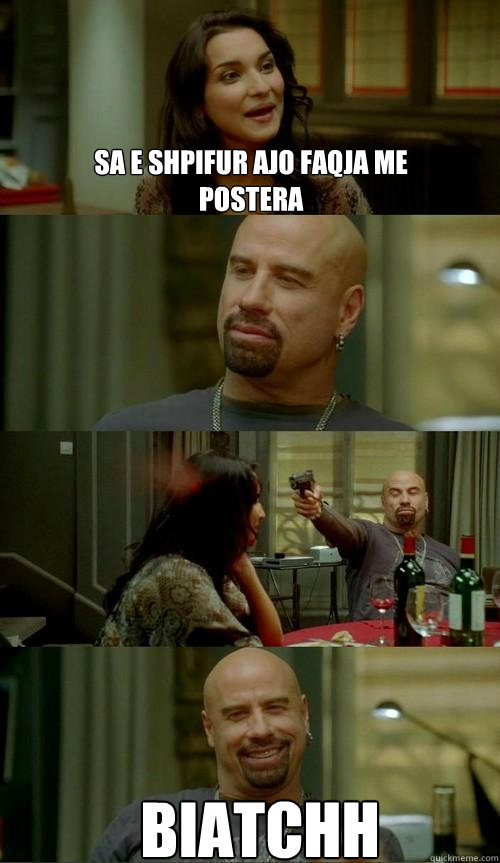 sa e shpifur ajo faqja me postera biatchh - Skinhead John