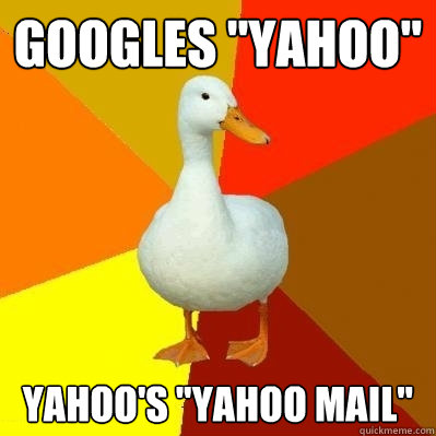 googles yahoo yahoos yahoo mail - Tech Impaired Duck