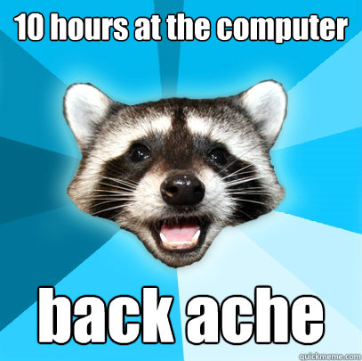 Backache On Computers